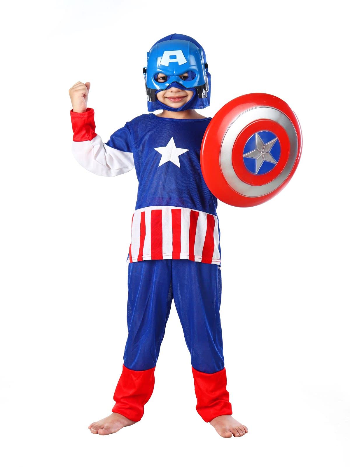 BookMyCostume American Superhero Kids Fancy Dress Costume - Standard 6-7 years (B08KT932W1) Amazon Price History, Amazon Price Tracker