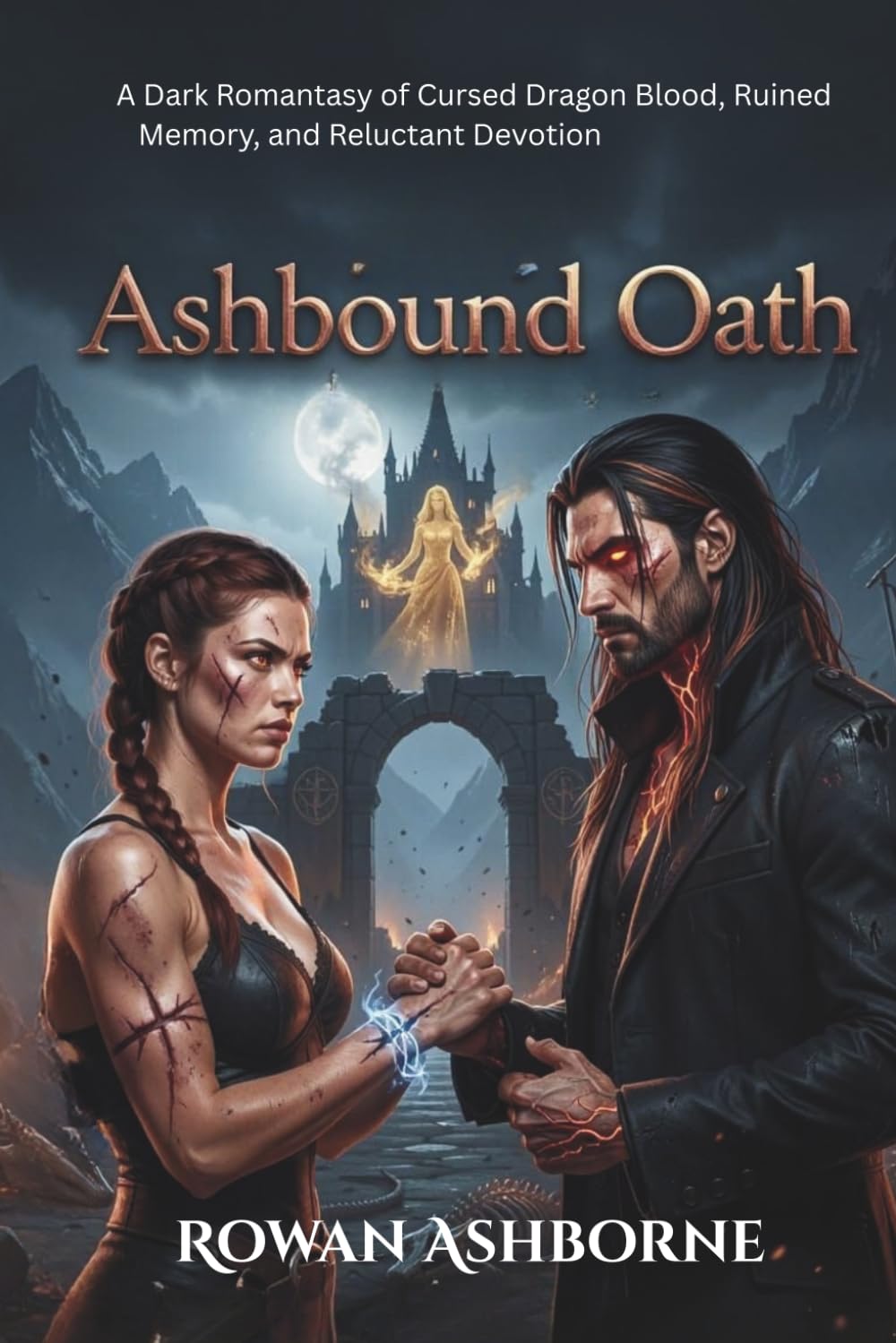 Ashbound Oath--Book-III: A Dark Romantasy of Cursed Dragon Blood, Ruined Memory, and Reluctant Devotion (The Wyrmheart Saga)