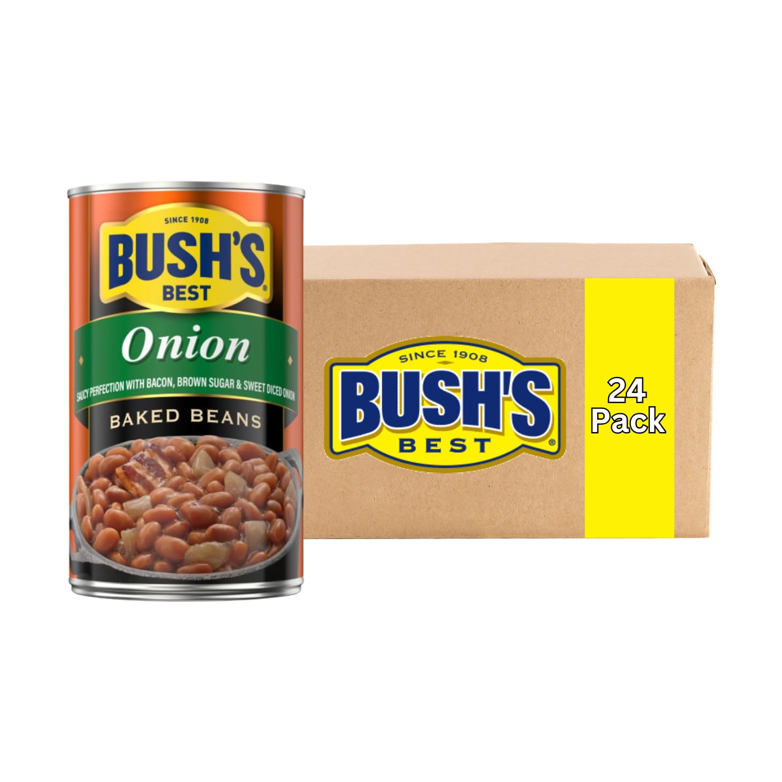 Bush’s Best Baked Beans by Bush's Best – 28 Ounce (Pack of 24), Pack of 24