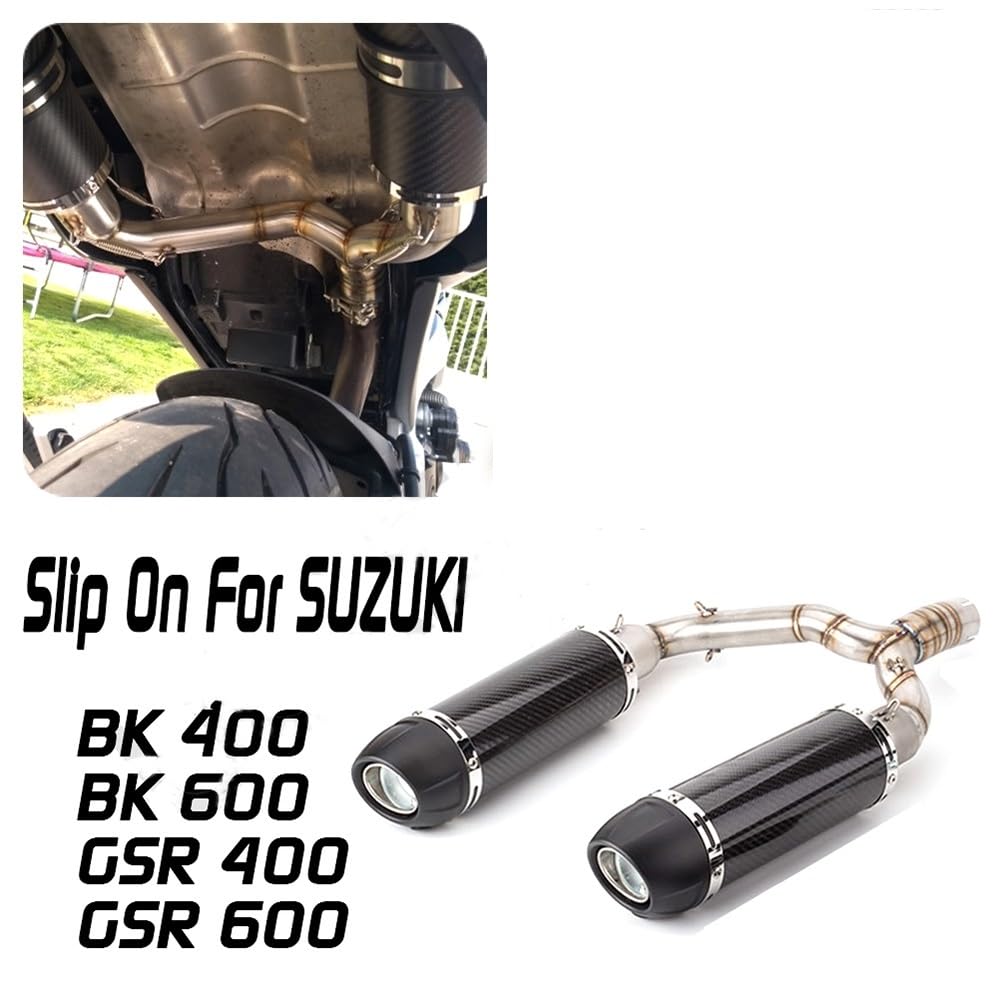 tłumik wychowej wydech motocyklowy wydech Tłumik Wydechowy Motocykla Ucieka Do Rury Części GSR400 GSR600 BK600(Type A)