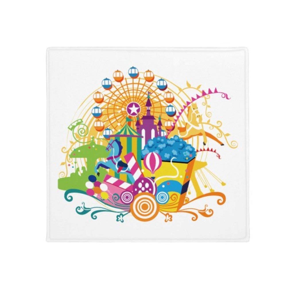 Tapis de sol grande roue cadeau carré pour cuisine et porte