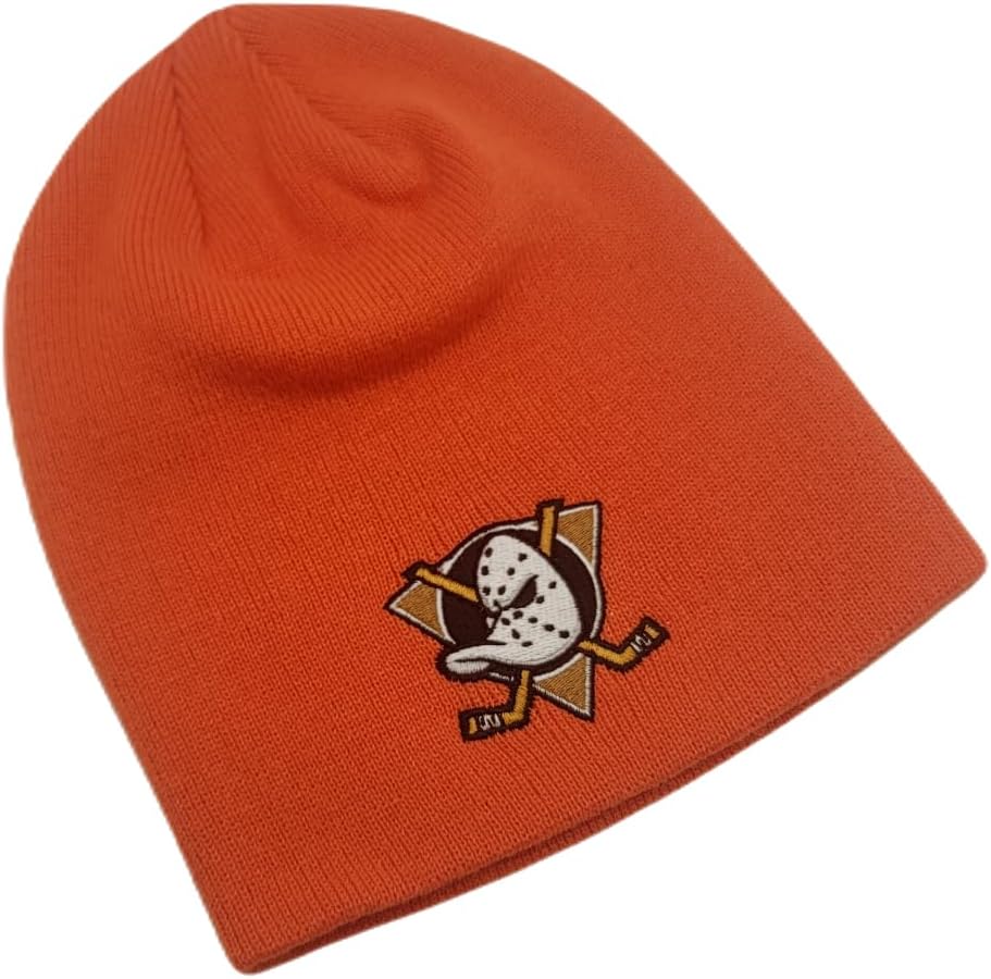 Reebok Anaheim Ducks Cuffless Knit Hat OSFM KZP57