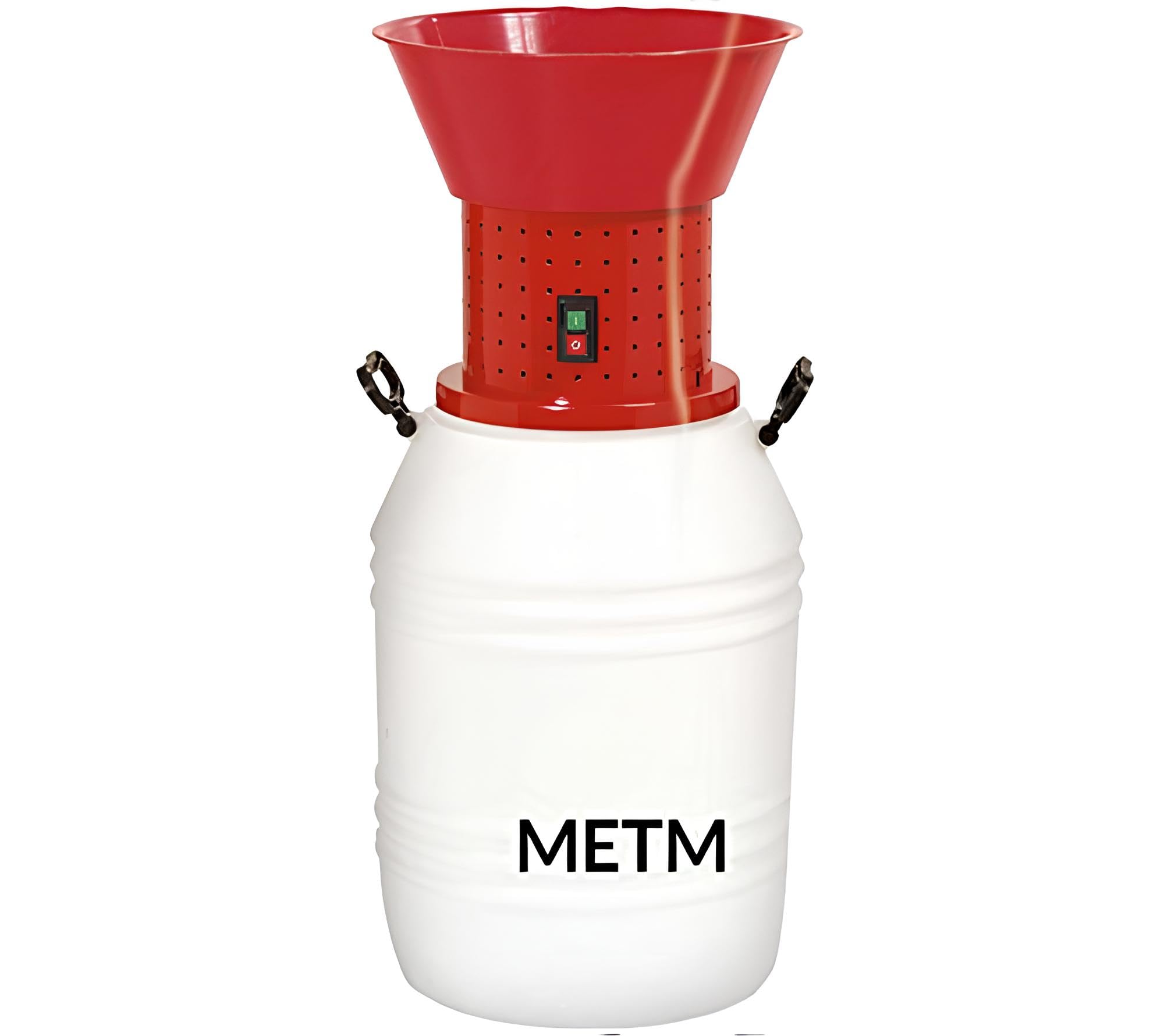 Molino de cereales - Molino de grano y maíz con 4 tamices incluidos - Molino eléctrico con recipiente hermético (METM)