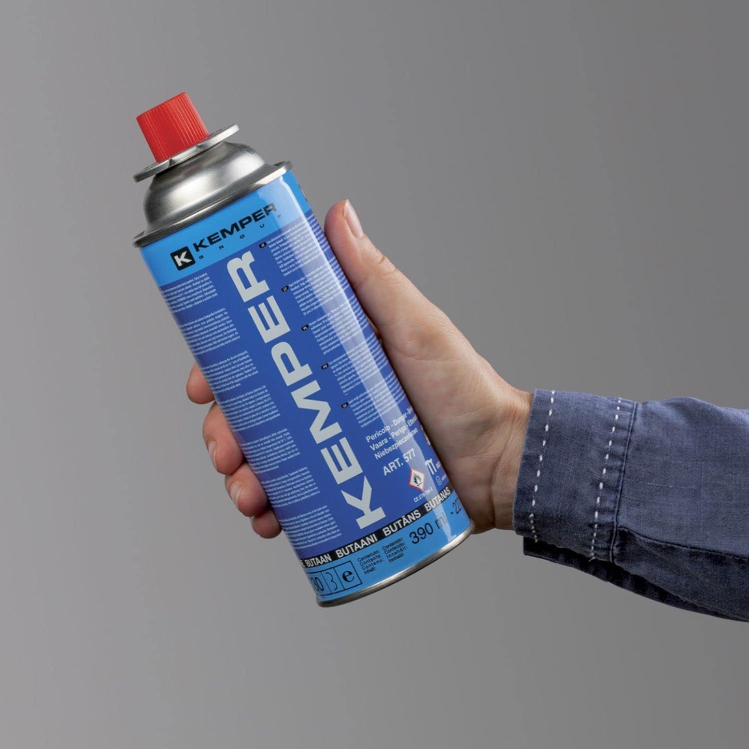 16 PEZZI - Bombola Bomboletta cartuccia a gas da 390 ml (227 gr) Kemper 577 ideale per stufette e fornelli portatili tipo bistro
