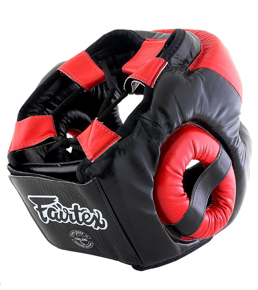 Fairtex HG13 Diagonal View Lace-Up Version Head Guard Headguard