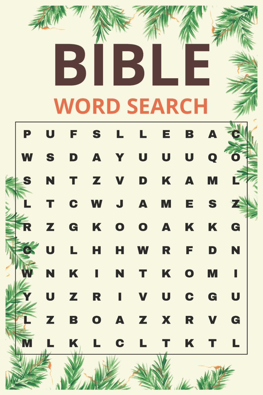Holy Bible Word Search Puzzle Book: Word Searches For Seniors, Adults and Teens with Easy to Read Print about the Bible, Christian Faith, Religion and ... Gift for Vacations, Holidays and Free Time