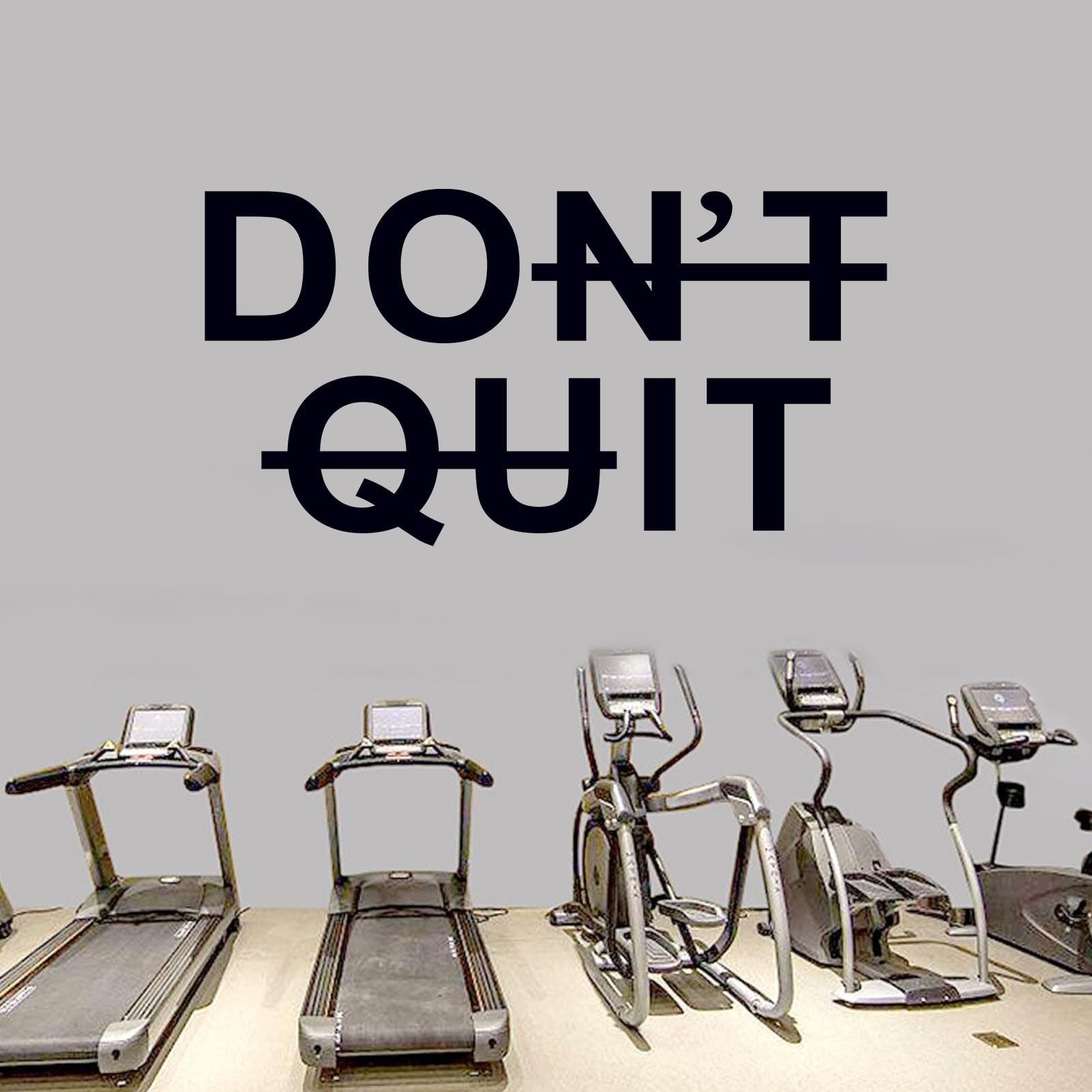 AnFigure Gym Quotes Wall Decals: Inspirational Office Vinyl Art Wall Stickers for Garage Classroom School Workspaces - Image 4