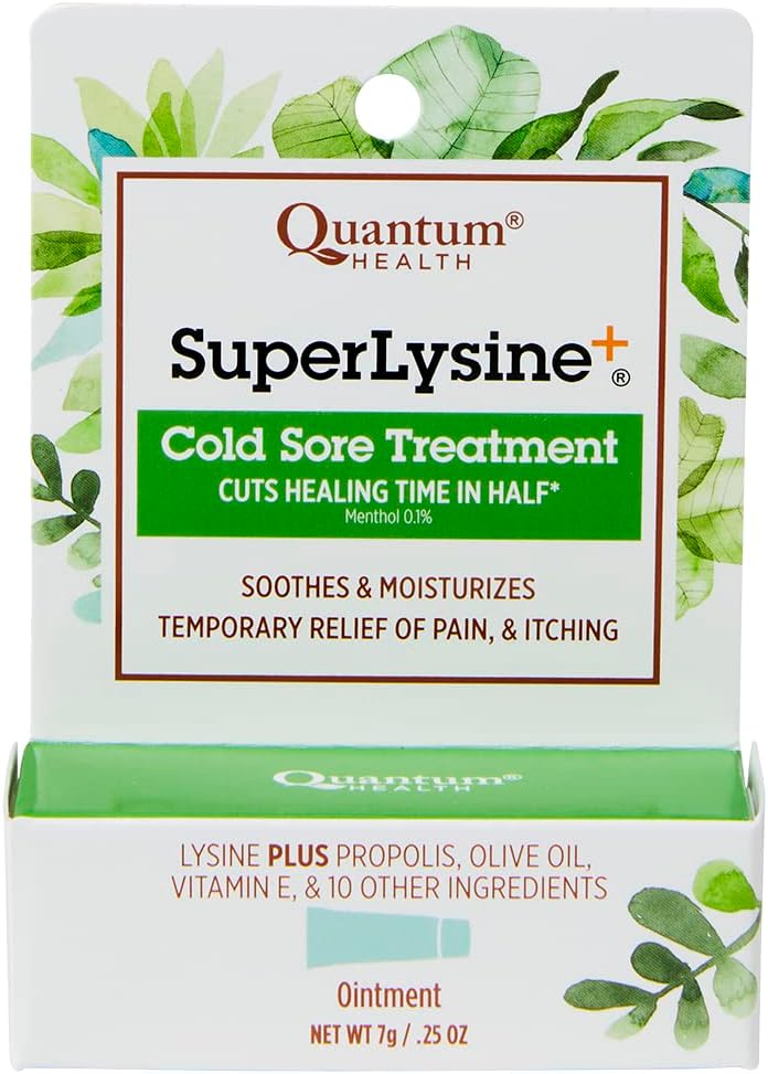 Quantum Inc. Super Lysine Cream .25 oz Lip & Canker Sore Care