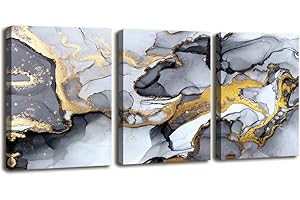 Black and Gold Mounted Picture Frames Designed for Wall Decor