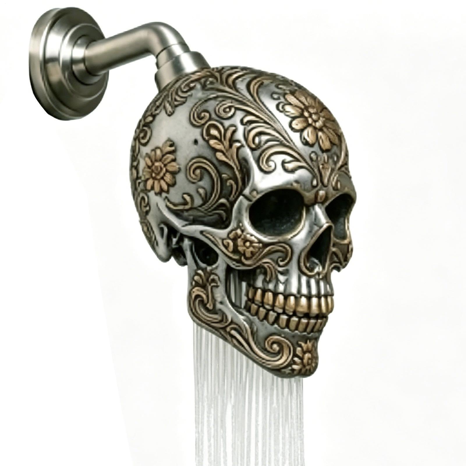 Pomme de douche squelette en résine pour affirmer votre style unique sous la douche