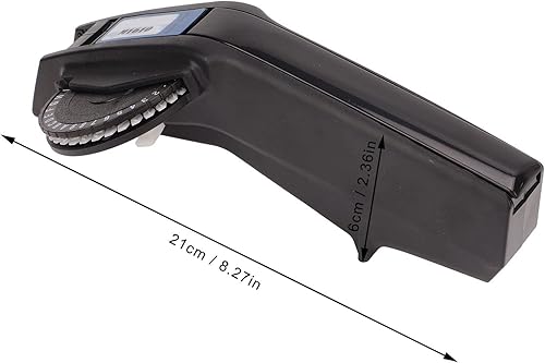 Miniatura 6 de Tnfeeon Fabricante de etiquetas en relieve, número transparente, operación con una mano, fabricación de etiquetas ABS duradero, grabado en relieve