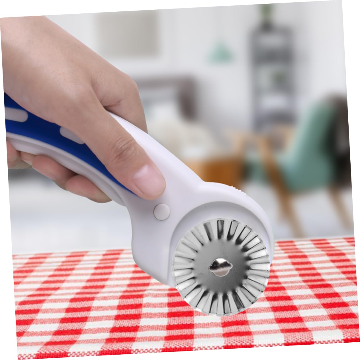 14piezas Cuchillas De Rotativas Con Estuche Dashed y Wavy Para Tela y Papel Manualidades y Costura