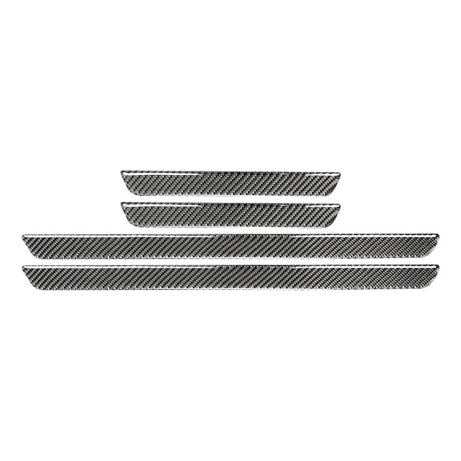 Car Interior Sticker for A4L A4 B9 2017-2019 Threshold Strip Cover Trim Stickers Decoration Accessories Modification Interior Frame Trims Stickers