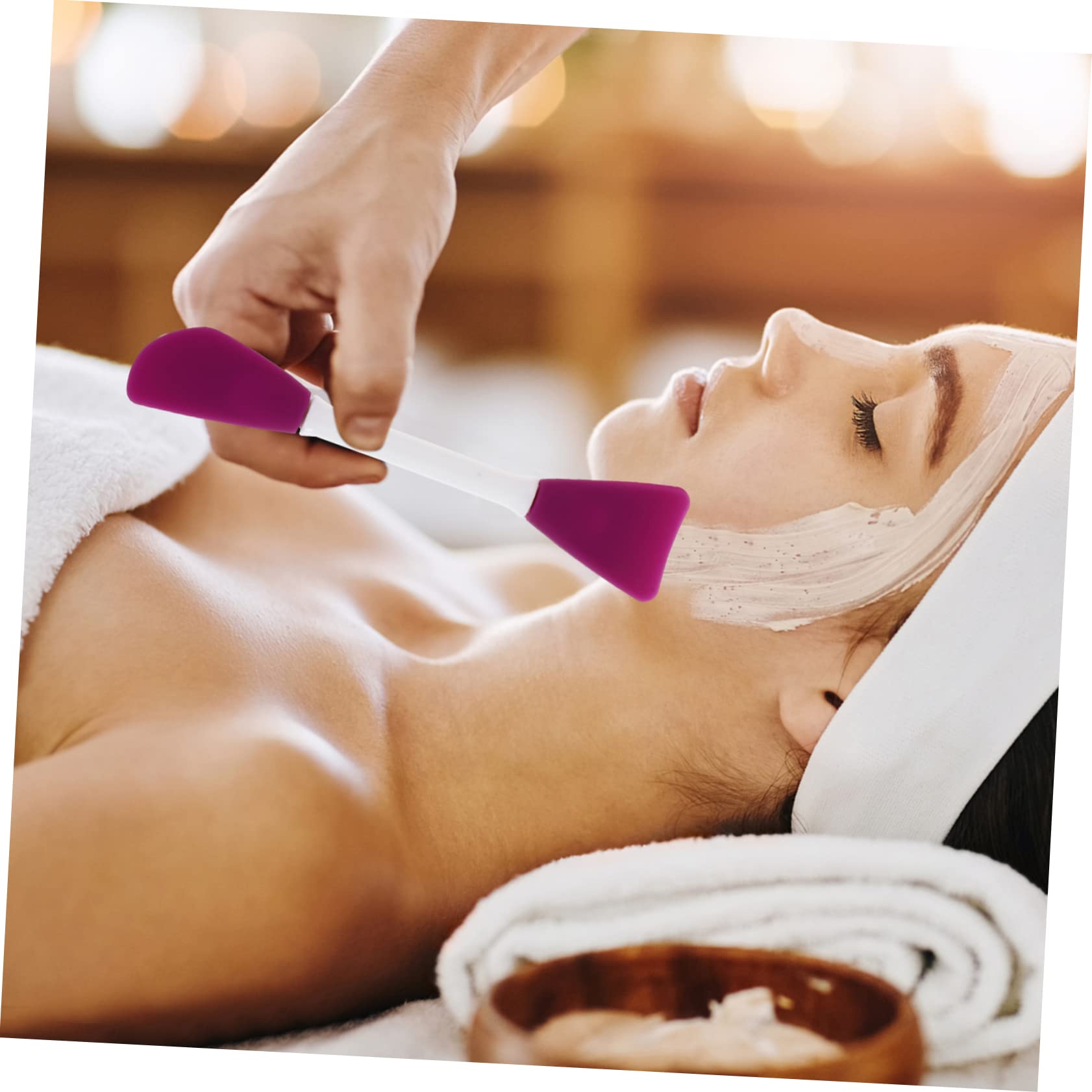 Veemoon Face Tool Double-ended Facial Brush Pore Cleaning Supplies Beauty Tool Set Random Color