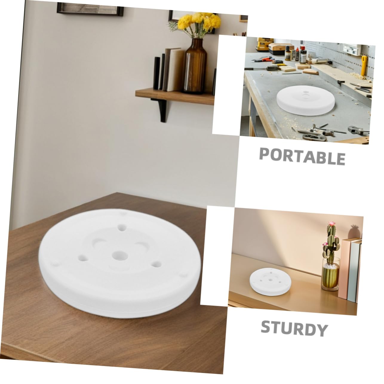 GLEAVI 4pezzi Supporti Per Palloncini Con Base Riempibile Decorazioni Compleanni Matrimoni e Shower e Leggeri Per All Aperto