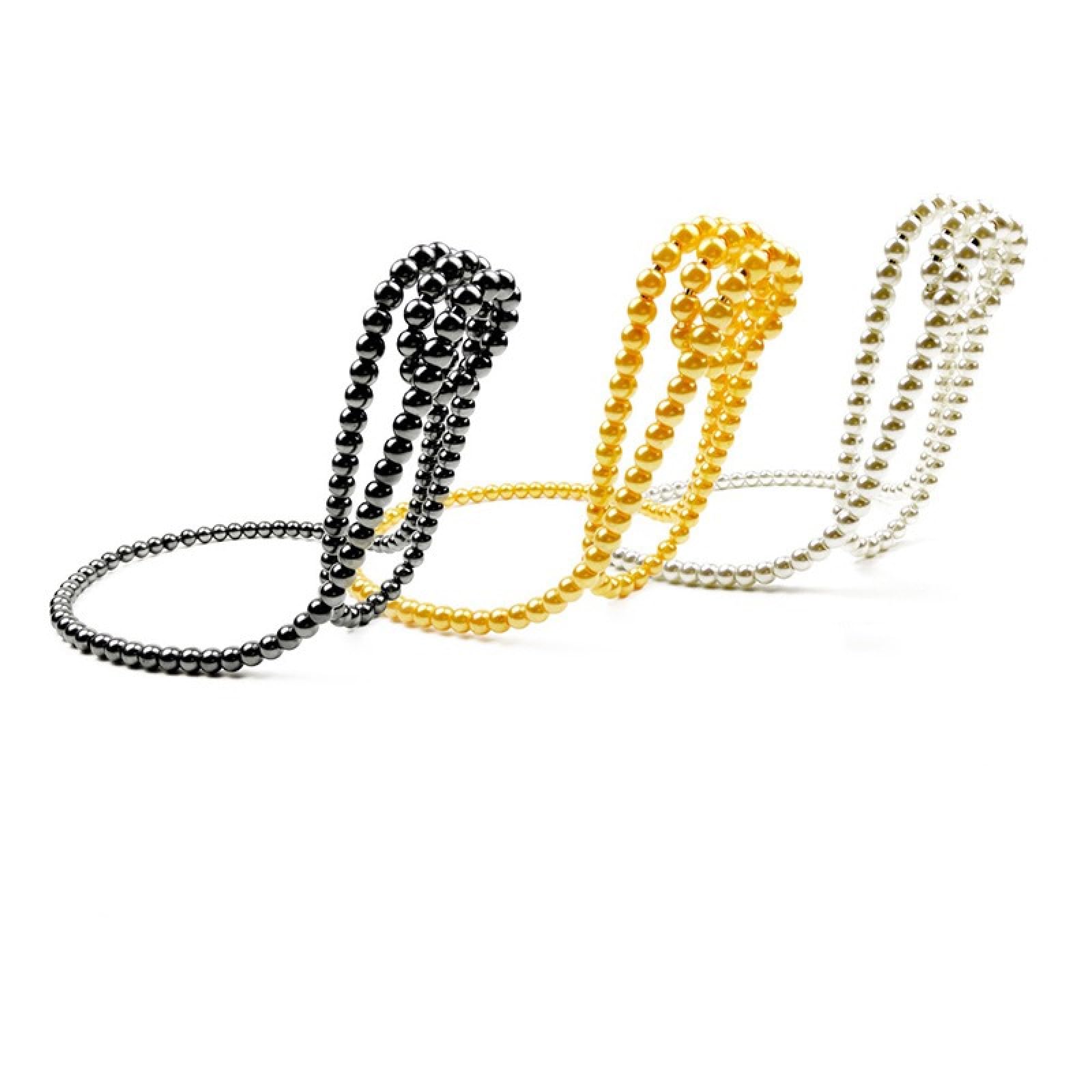 OWKAY Porte-bouteilles flottant avec collier de perles - Décoration d'intérieur ou de bureau