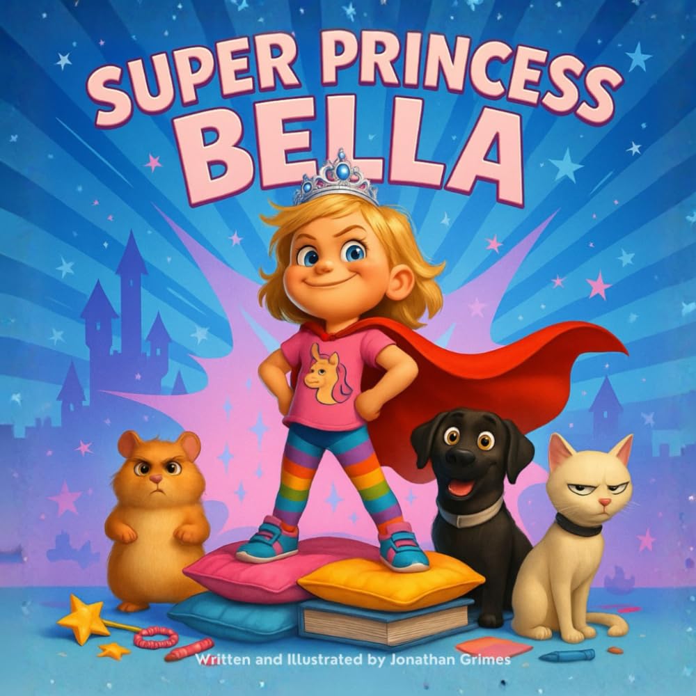 Super Princess Bella: A Funny, High-Energy Picture Book About Imagination, Chaos, and a Very Super Four-Year-Old