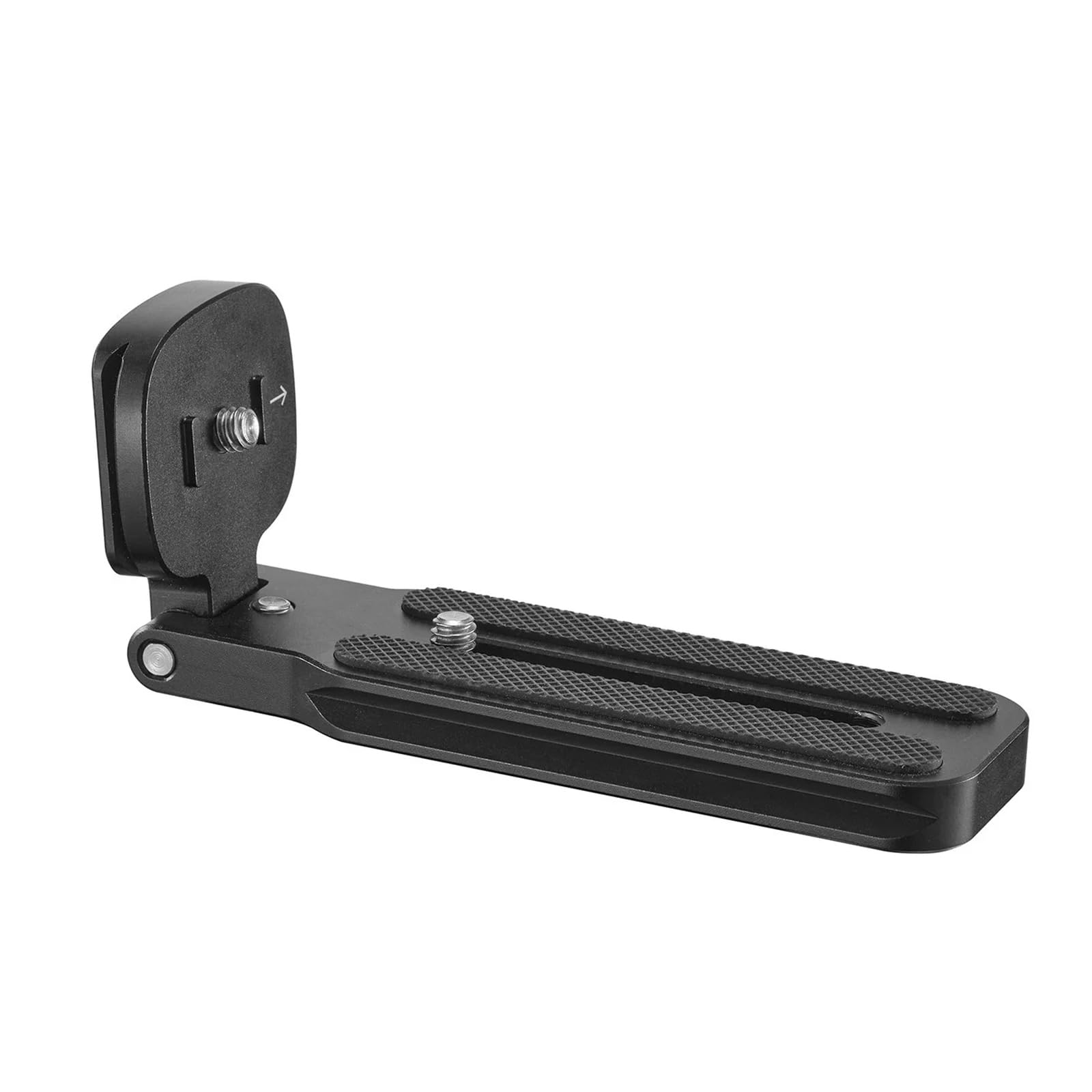 Placa de descarga universal con tornillo doble de 1/4 de pulgada para soporte de sistema de montaje AcraTripod, soporte de aluminio para estudio