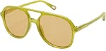SOJOS Retro Polarized Aviator Sunglasses Womens Mens Classic 80s 90s Vintage Trendy Square Aviators SJ2174