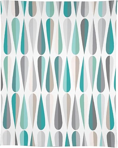 Miniatura 1008 de Mantel floral hippie, diseño retro de los años 70, naranja, rosa, azul, floral, bohemio, estampado estético de margaritas, para fiesta, picnic