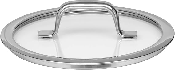 WMF Compact Cuisine Saucepan High 20 cm, Glass Lid, Stewing Pot 3.3 L, Cromargan Polished Stainless Steel, Inner Scale, Stackable, Saucepan Induction, Uncoated