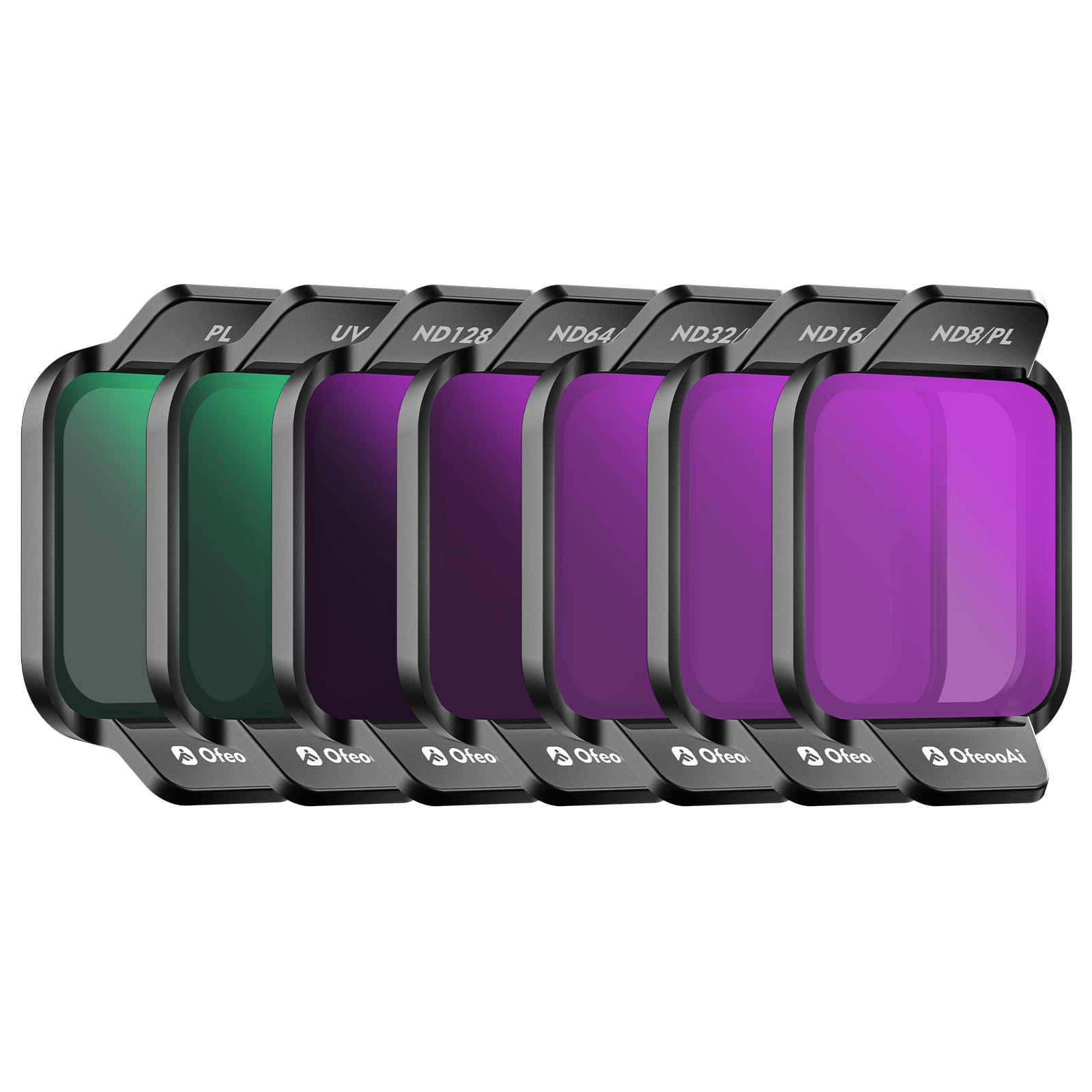 Lot de 7 filtres hybrides pour DJI FLIP, comprend UV et ND8-PL ND16-PL ND32-PL ND64-PL ND128-PL, combo 2 en 1 ND/CPL résout les reflets et la surexposition, ensemble vidéo ultime de drone