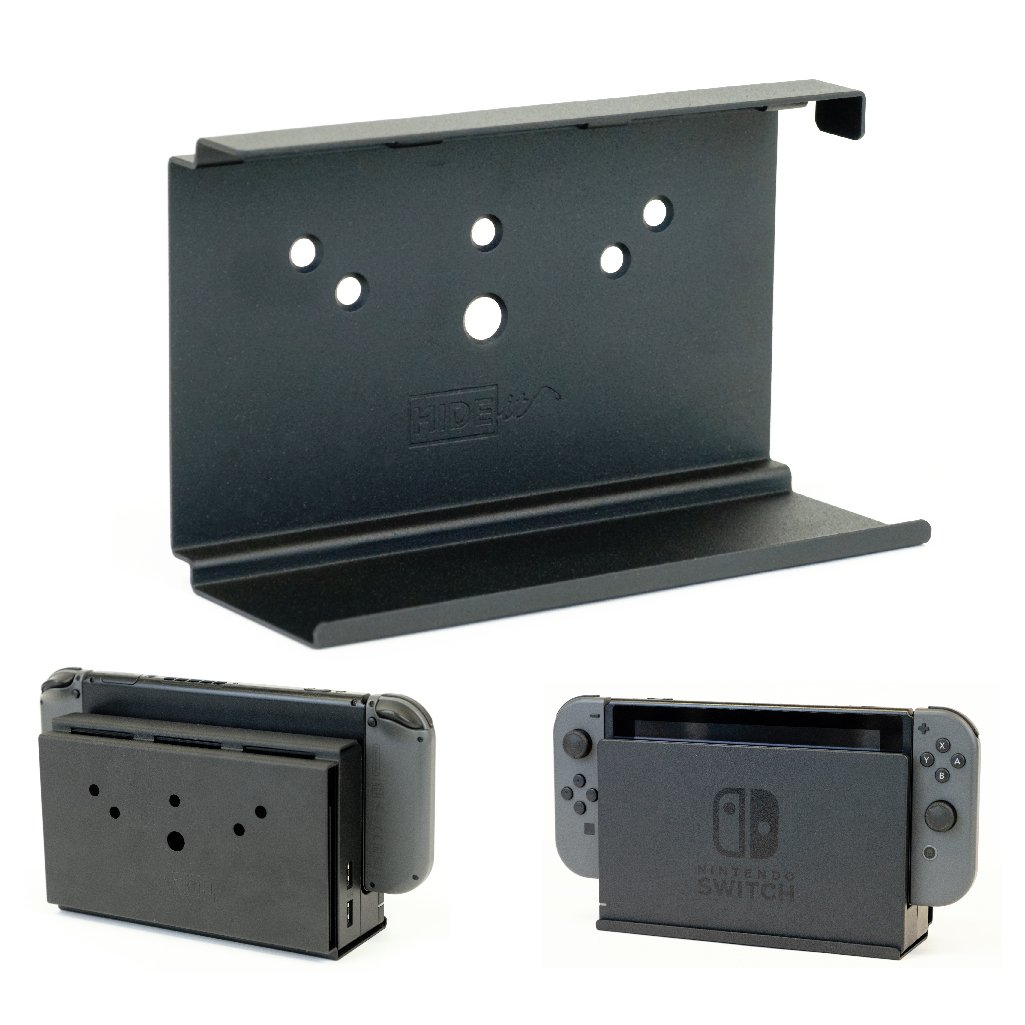 Buy HIDEit Mounts Switch Nintendo Switch Wall Mount, Black Steel Mount