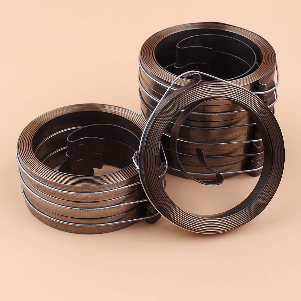 10 unids/lote resorte de arranque de tracción de rebobinado para HONDA GX270 GX240 GX390 GX340 188F piezas de generador de cortacésped de gas de 4 ciclos 28442-ZE2-W01