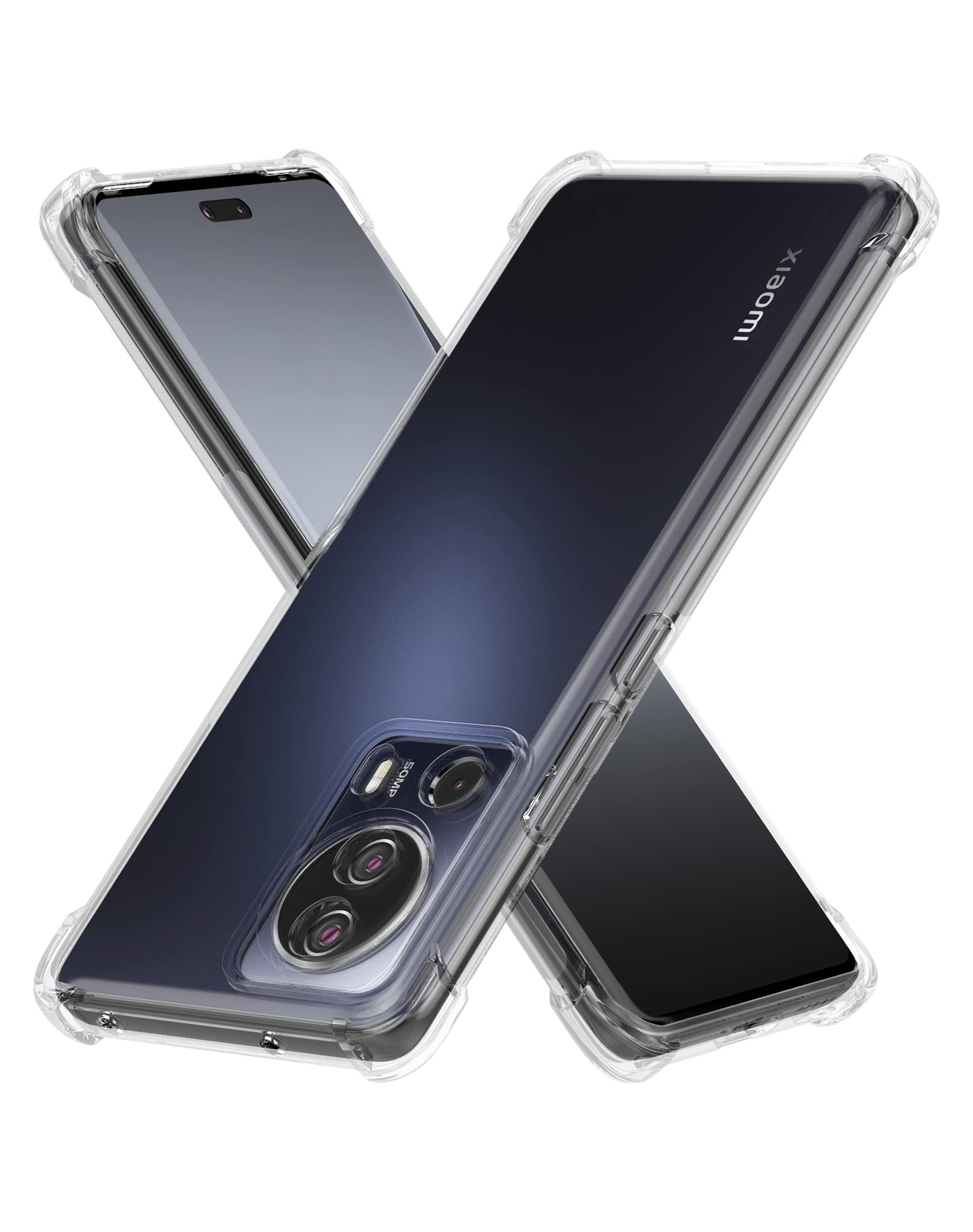 Foluu Custodia Morbida TPU Per Xiaomi 13 Lite 5G - Trasparente, Antigraffio E Angoli Rinforzati