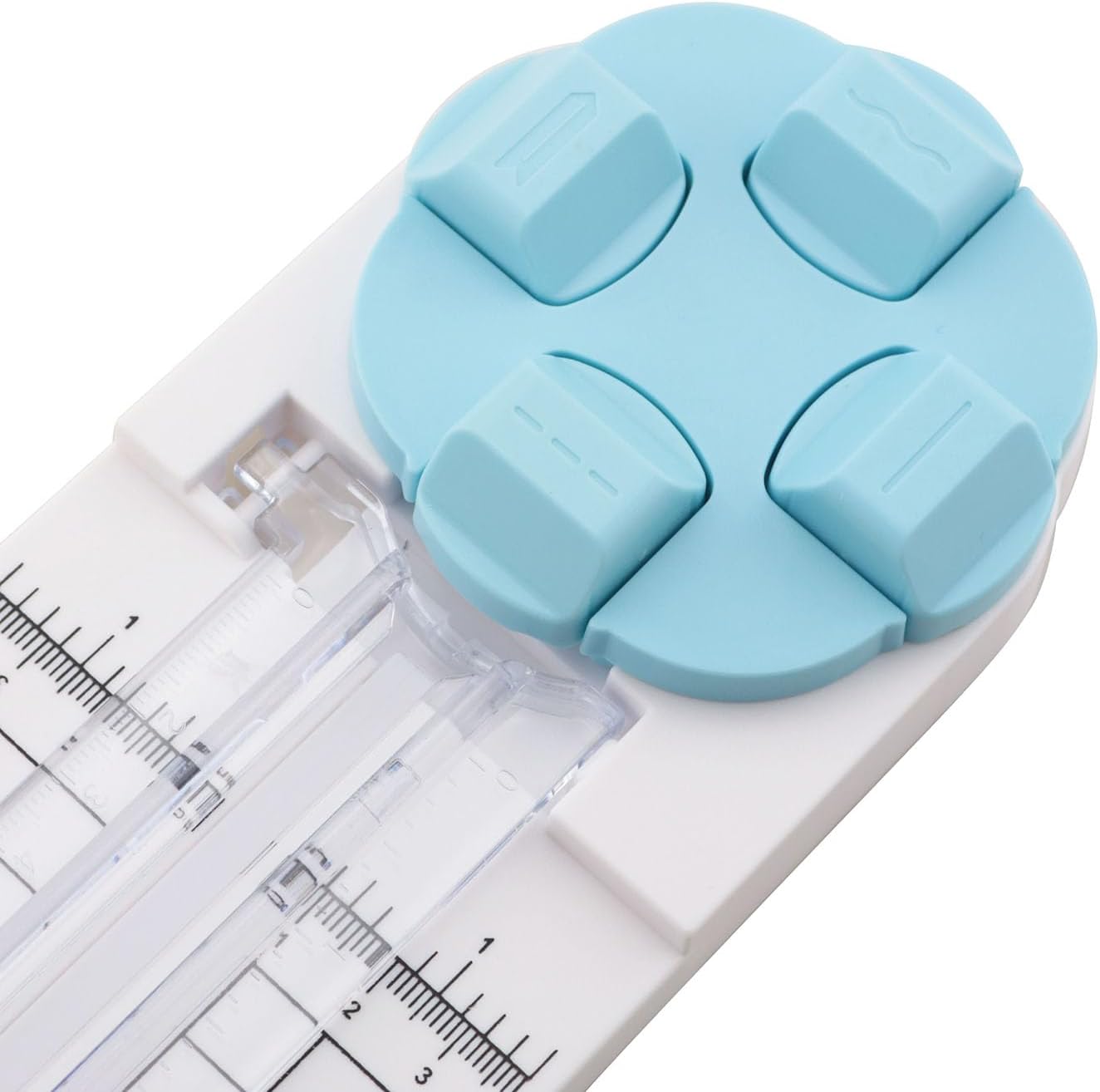 TAODAN Compact Scrapbook Paper Cutter 4 in 1 Craft Cutting Tool Multifunctional Clipboard Utility for Cutting Photo Albums Greeting Card Labels Gift Tag
