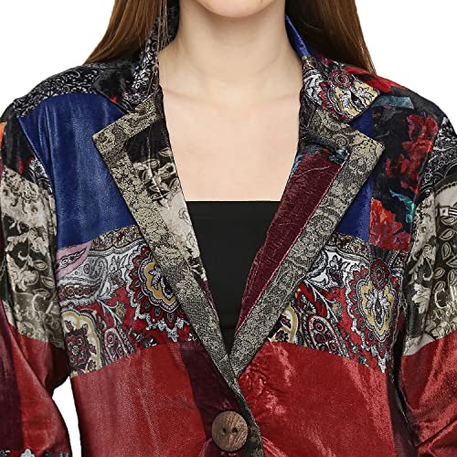 Buy CLOTH HAUS INDIA Multicolor Patchwork Stylish Fashionable Long