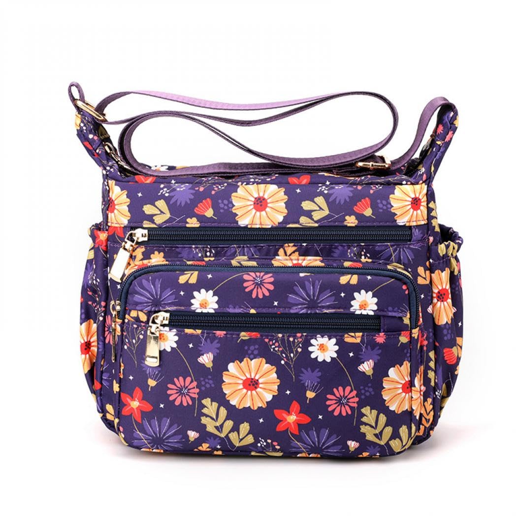 YYW Crossbody Bags for Women Large Multi Pocket Casual Travel Bag Messenger Bags for Shopping Hiking Daily Use