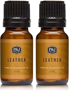 Leather Fragrance Oil - Premium Grade Scented Oil - 10ml - 2-Pack