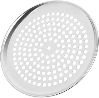 Perforated Pizza Pan Round Baking Tray for Oven High-grade Household Baking Accessory Easy Demoulding Cleaning for Homemade Pizza and Housewarming