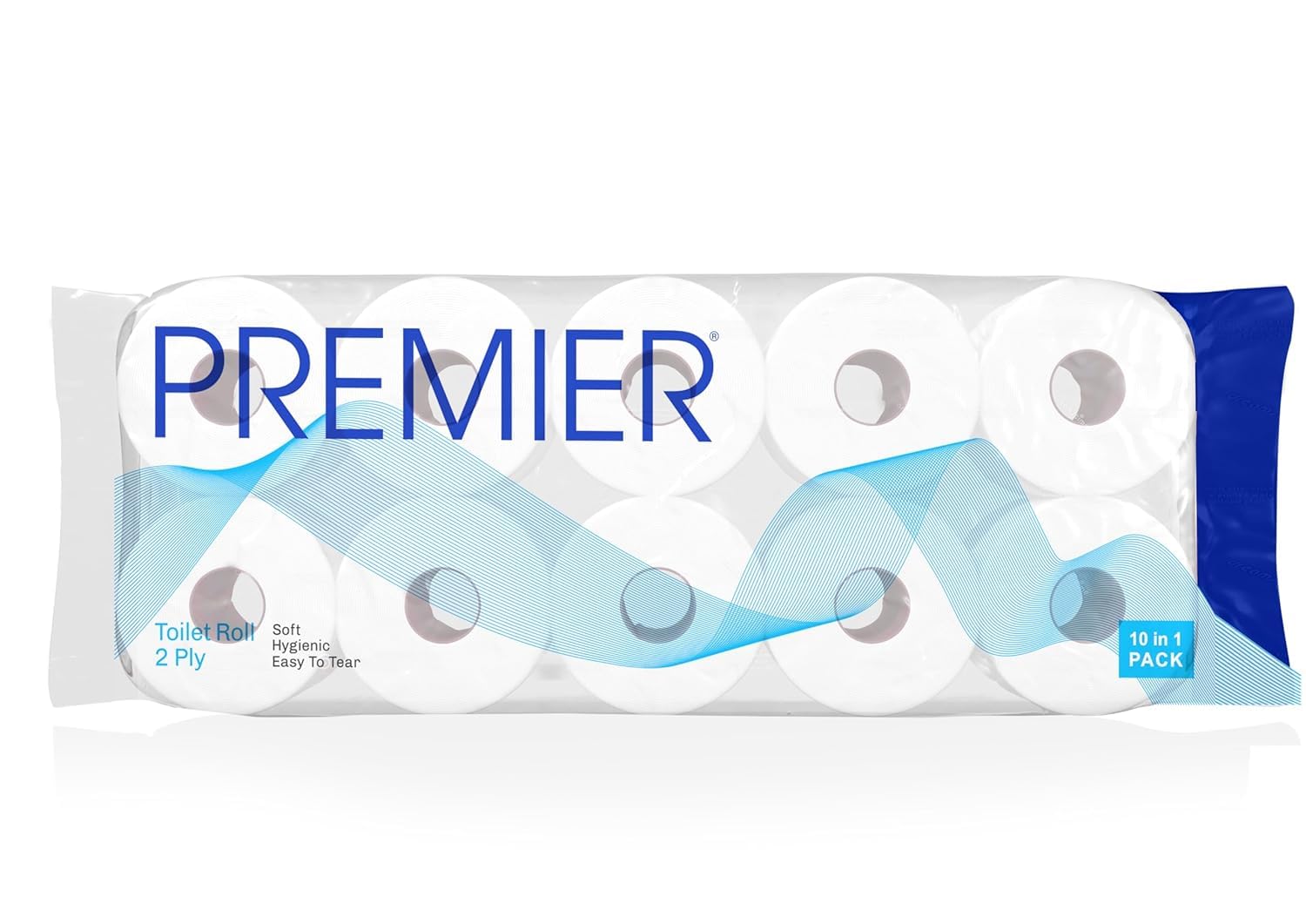 Premier Toilet Tissue Rolls (1600 Pulls) | 2-Ply Soft and Highly Absorbent | 160 Pulls x 10 Rolls | Biodegradable | Clog Free | Flushable | Easy to Tear | Family Pack (10in1) Toilet Paper Roll-image-30