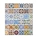 Walplus Clásicos Español Figuritas Escaleras Adhesivos, Multicolor, 100 X 18 X 0.02Cm