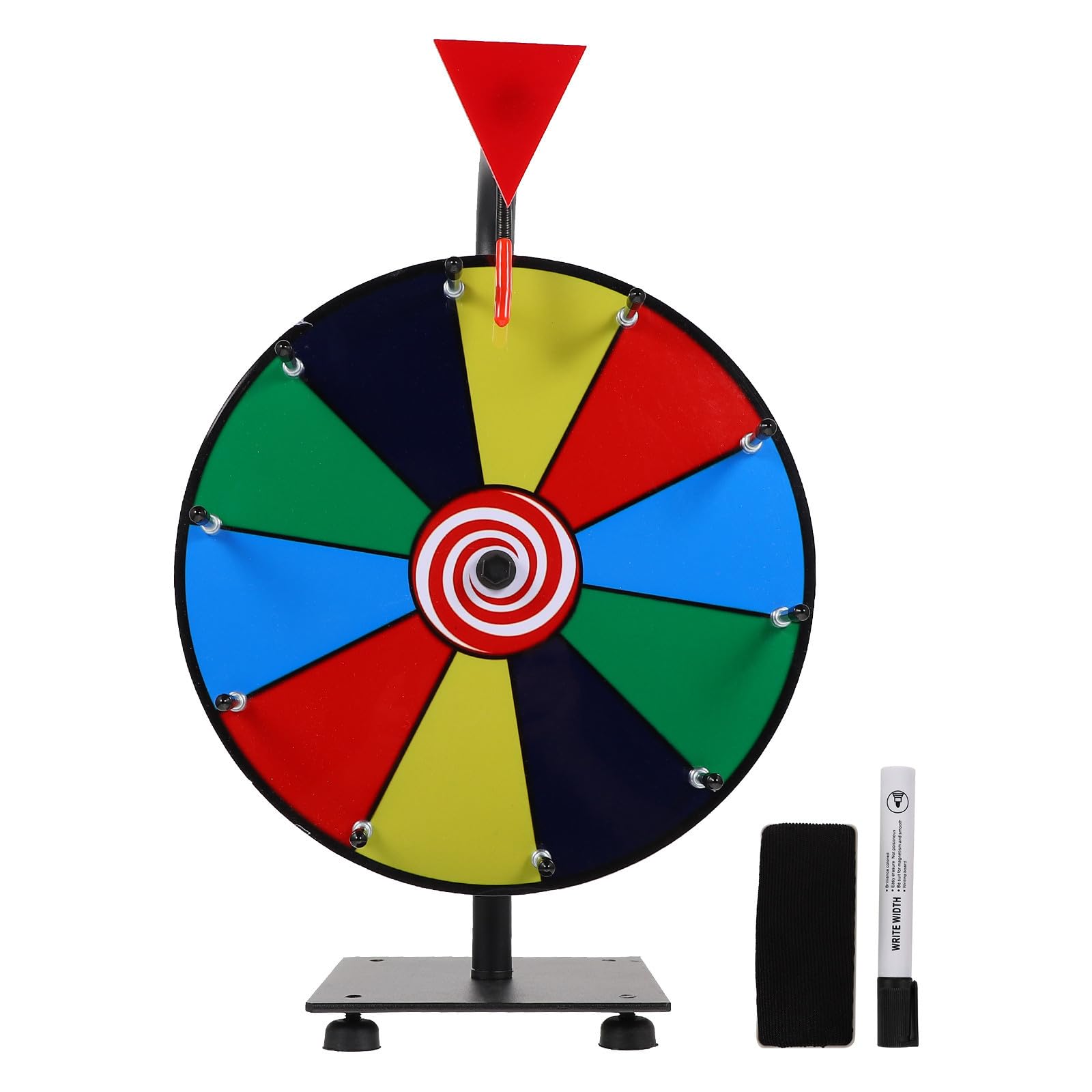 Roue de Prix Portable, Effaçable, Compacte, Acier Inoxydable, Plastique