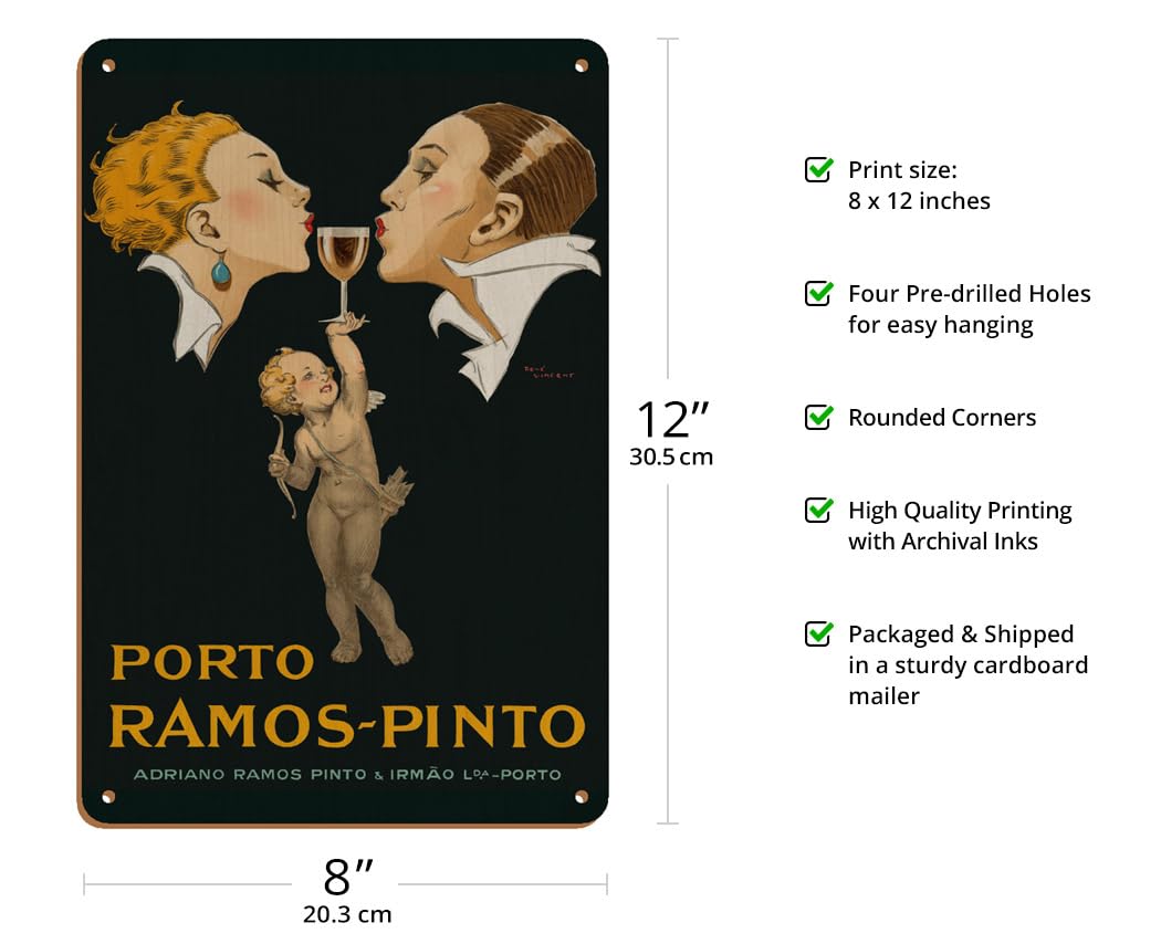 ラモスピント　RAMOS-PINTO 広告　額装　カップルキス Amazon.co.jp: ポルト・ラモス-ピント - カップル キス キューピッド