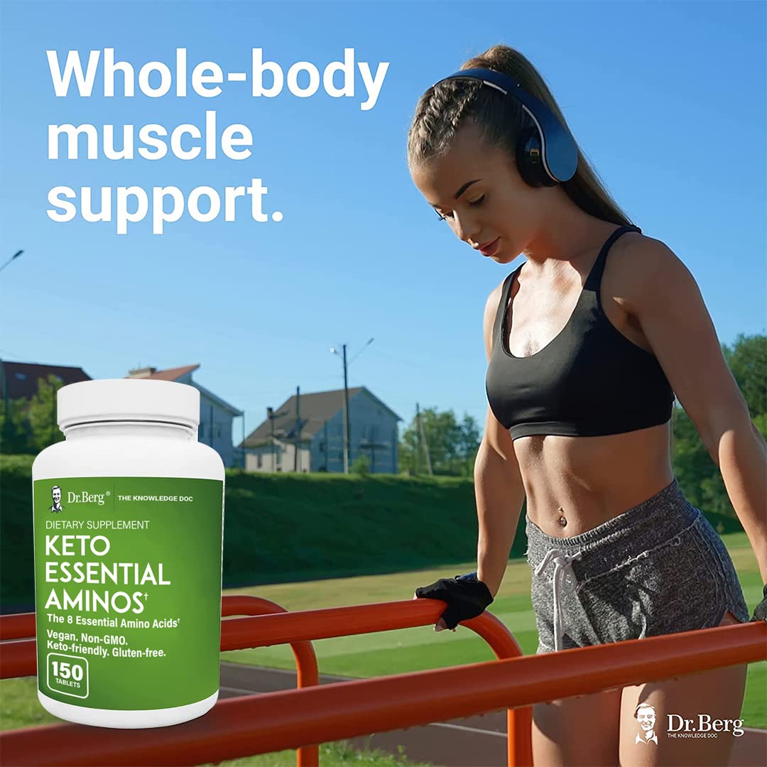Dr. Berg's Keto Essential Aminos Contains 8 Essentials Amino Acids