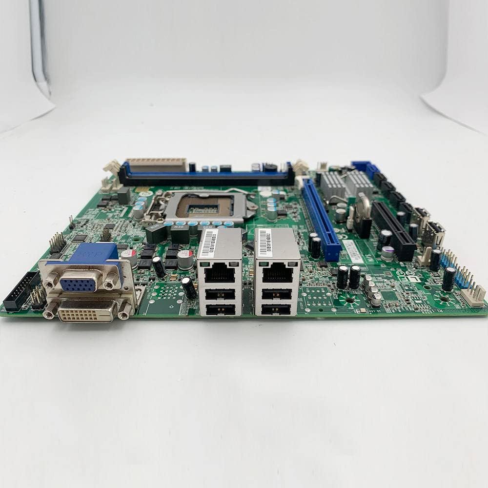 Хажуу тал view of the S5517G2NR-LE-EFI motherboard showing I/O ports including VGA, DVI, and dual LAN.