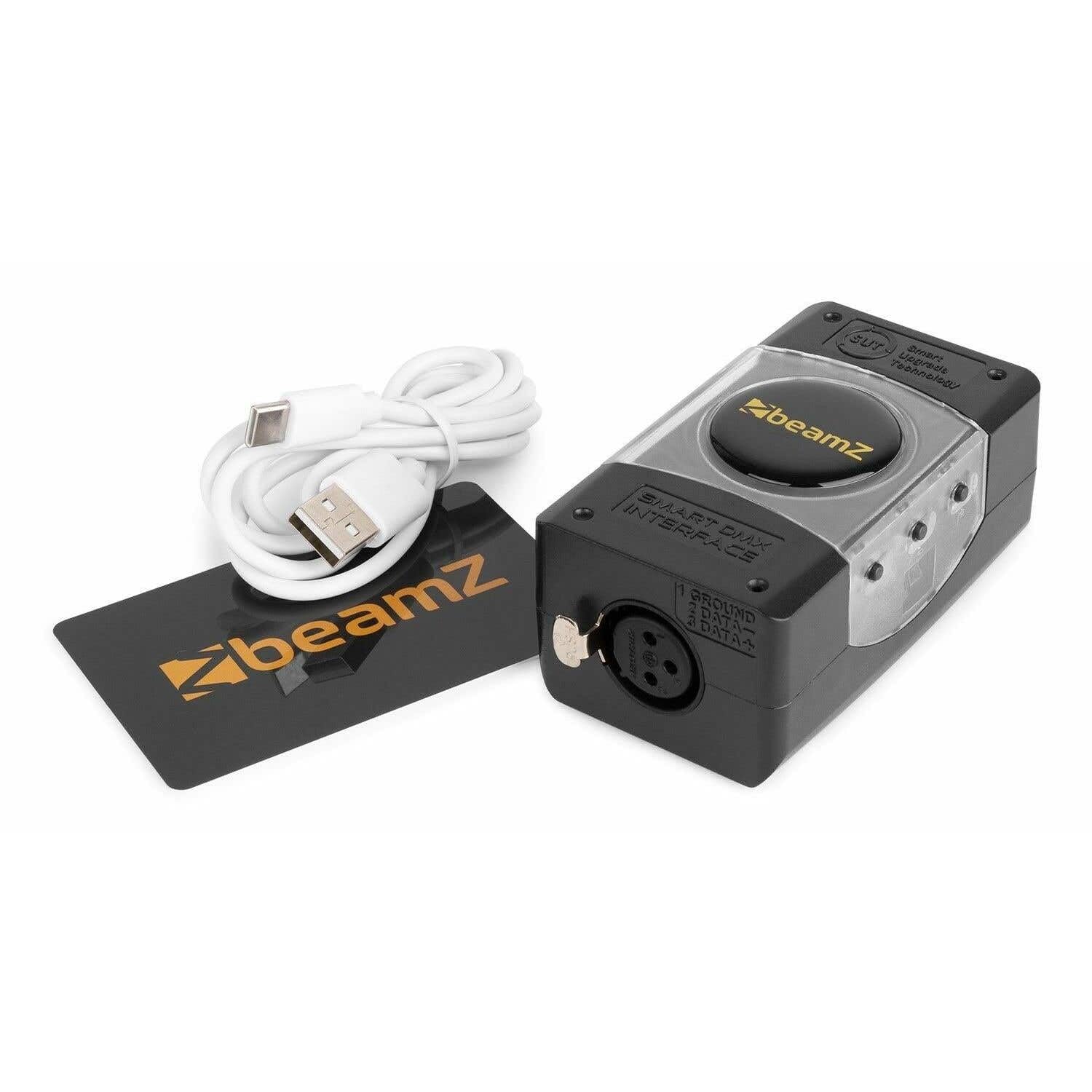 BeamZ Light Rider/Easy Stand Alone DMX, Interface USB - DMX, Personnalisation des Effets Lumineux, Jusqu'à 512 Canaux, Disponible sous Windows, Parfait pour DJ Professionnels et Amateurs