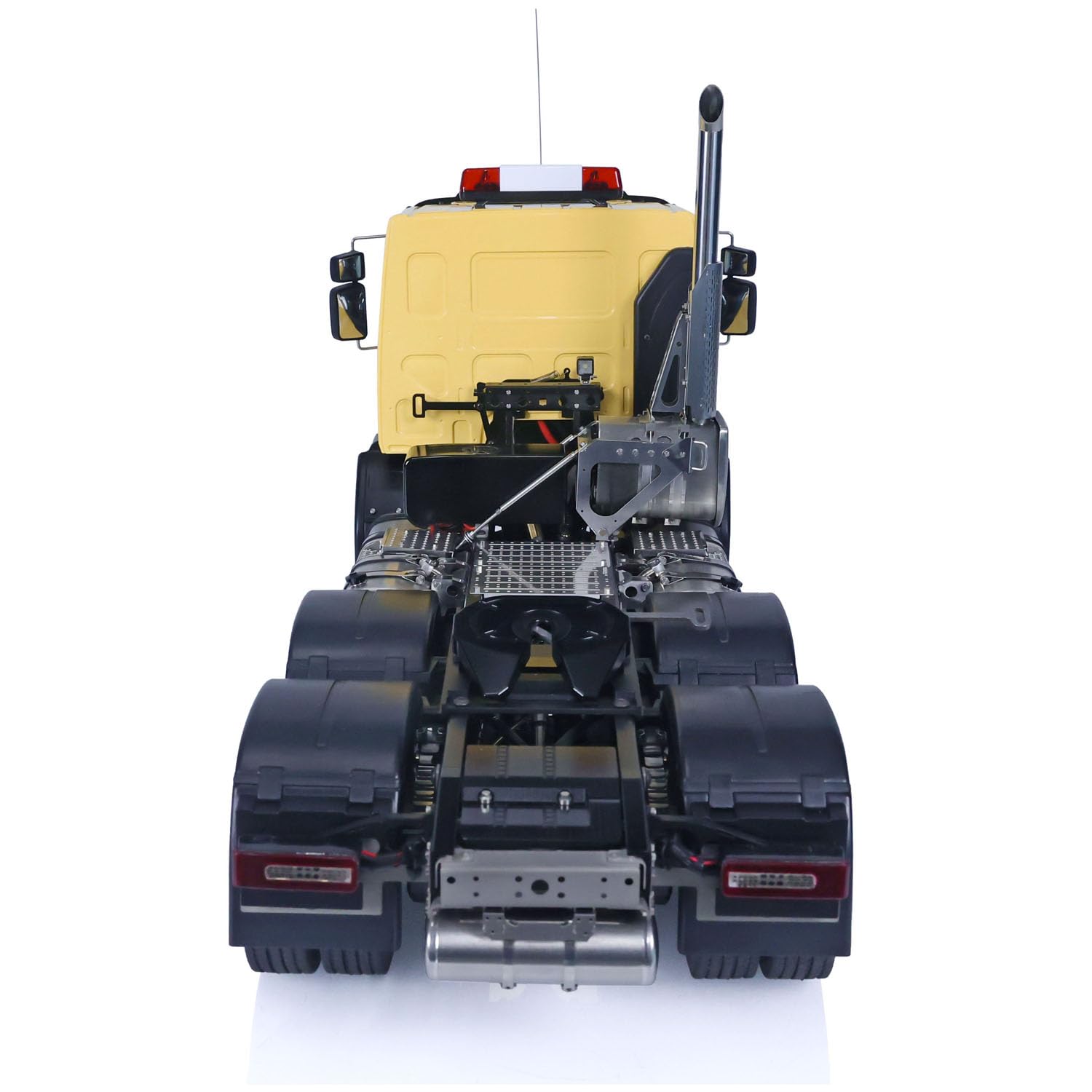 1/14 6x6 RC tractor camión 3 ejes pintado montado montado teledirigido modelo de coche