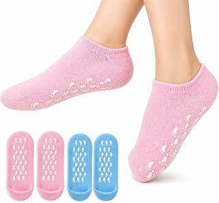 REDVANT Moisturizing Silicone Spa Gel Socks for Women & Men, Crack Heel Repair Cotton Spa Socks with Inner Gel, Foot Hydra... Price In India