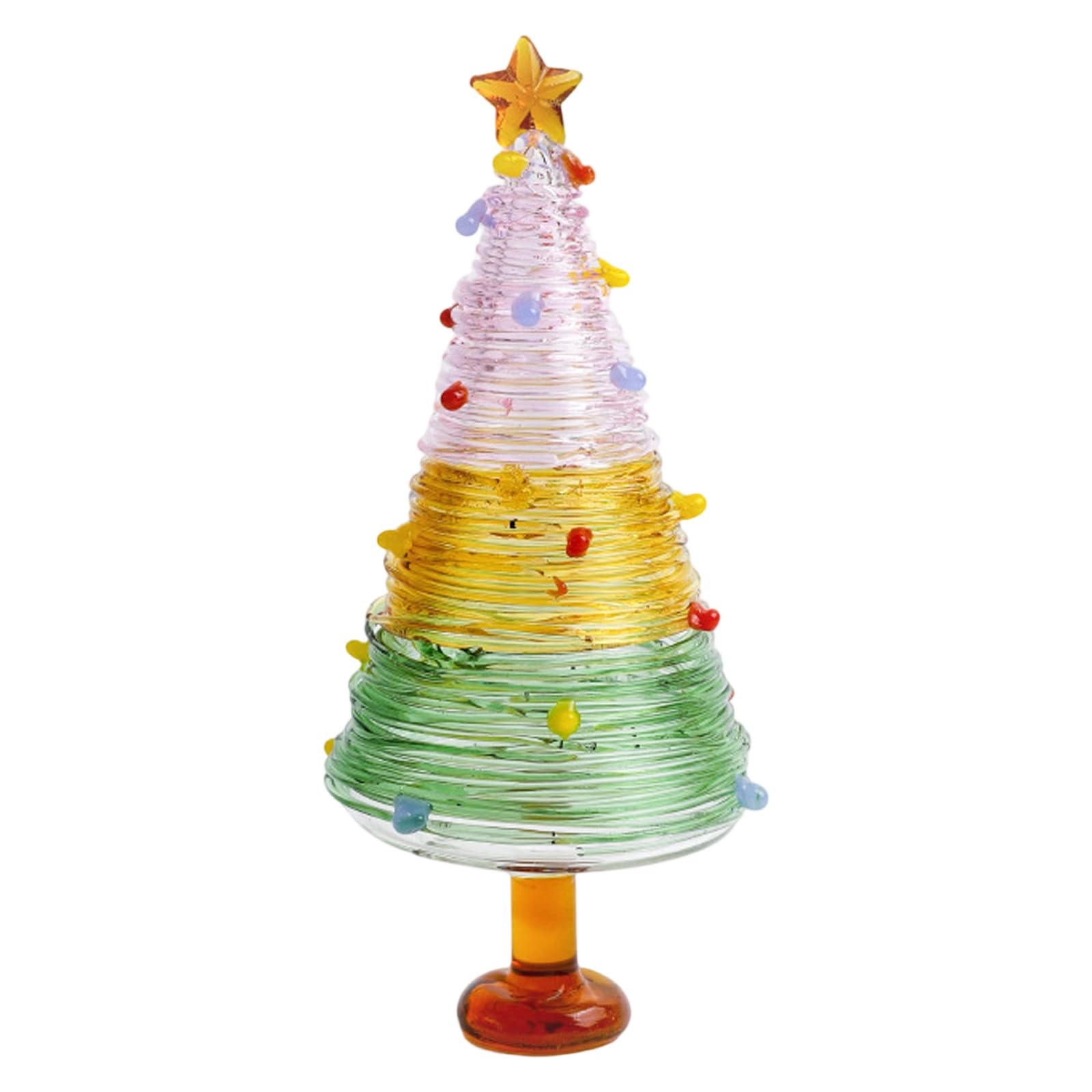 Zbiianxer A Holiday Themed Glass Christmas Trees Ccent For Indoor Nd Outdoor Car Interior Styling Glass Christmas Trees Ornament