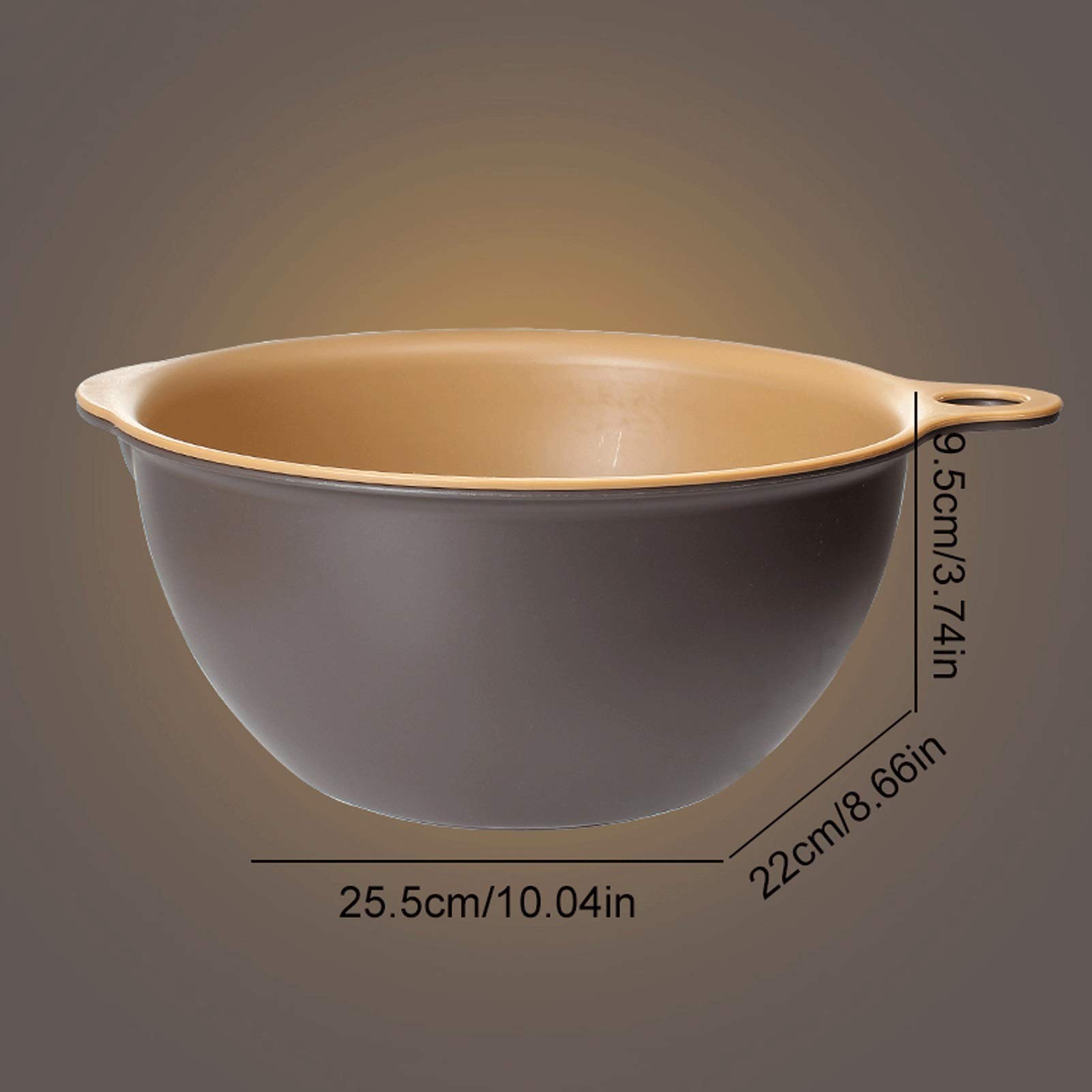 COCINA DE COCINA DE COCINA DE COCINA DE 2 IN-1 / Cuenco de plástico de plástico Drenaje de la verdura con gancho Filtro multifuncional de alimentos para el hogar para la limpieza de la zanahoria / pas