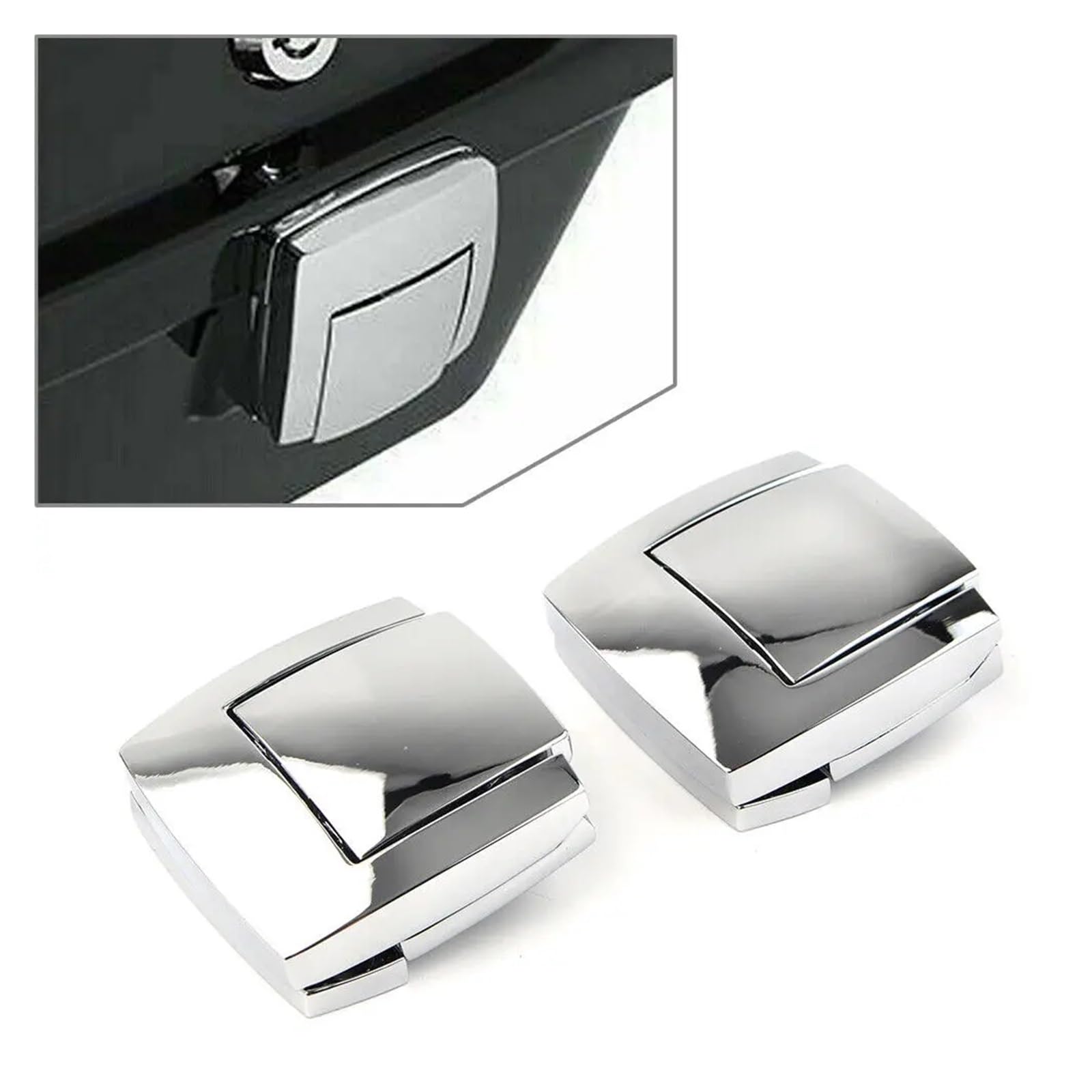 2X Serrature for Baule Moto, Cerniere e lucchetti for Touring Classic Electra Glide Ultra Razor FLHX FLTR 80-2013