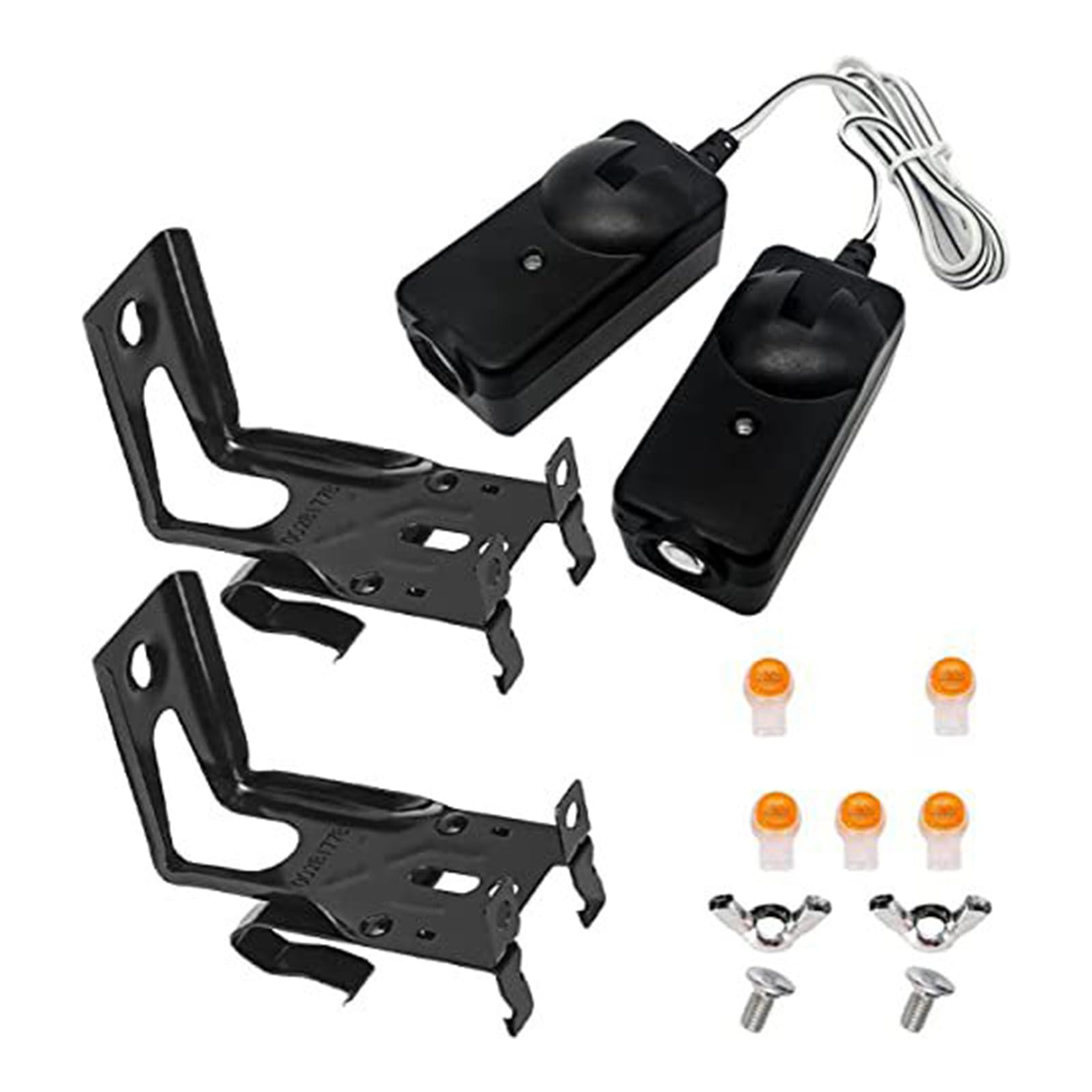 Pangboer Multicolor Home Garage Photo Eye Replacement Set For Garage Door Opening, Paired Beam Units And Bracket Mount Setup At The Doorway For Daily Upkeep Door Photo Eye Replacement Paired Beam Units Mounting Bracket