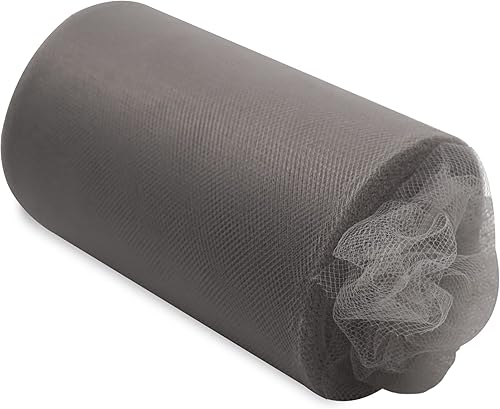 Miniatura 174 de Rollos de tela de tul rojo de 6 pulgadas por 100 yardas (300 pies), carrete de tela, cinta de tul para envoltura de regalos de Navidad, lazo de tutú