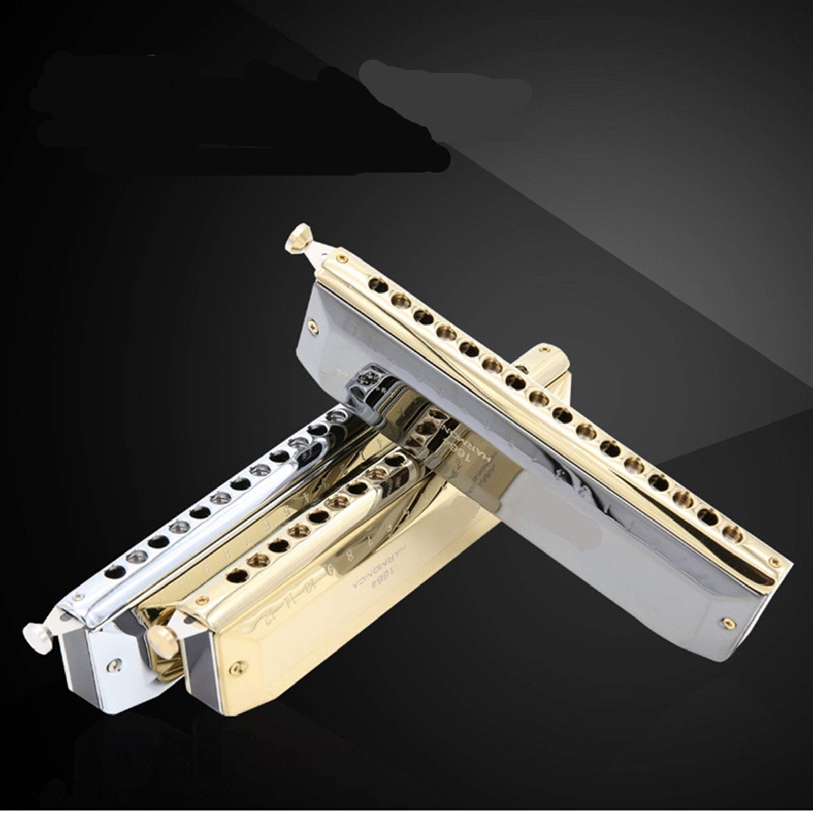 UNI CHROMATIC GOLD ハーモニカ Unboxing Tombo Uni Chromatic & MU-01 // Chromatic harmonica