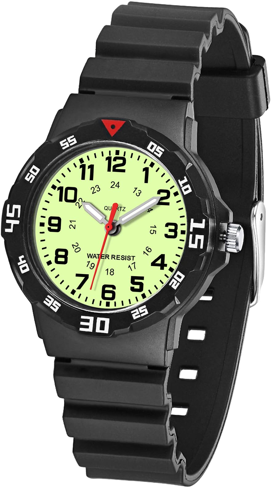 Kids Analog Watch 30M Waterproof & 12/24H for Girls Boys Ages 5-12